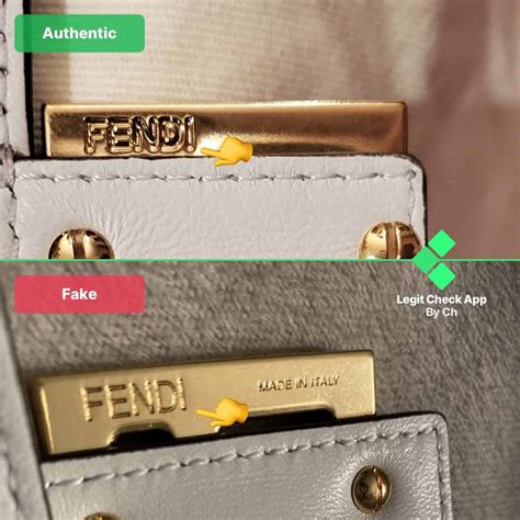 real vs false Fendi